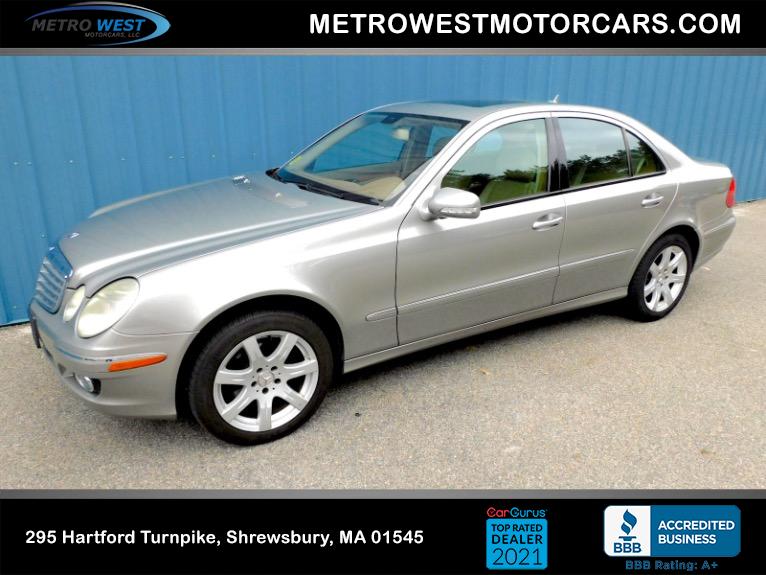 Used 2007 Mercedes-Benz E-class E350 4MATIC Used 2007 Mercedes-Benz E-class E350 4MATIC for sale  at Metro West Motorcars LLC in Shrewsbury MA 1