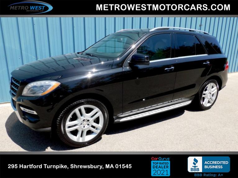 Used 2013 Mercedes-Benz M-class ML 350 BlueTEC 4MATIC Used 2013 Mercedes-Benz M-class ML 350 BlueTEC 4MATIC for sale at Metro West Motorcars LLC in Shrewsbury MA 1