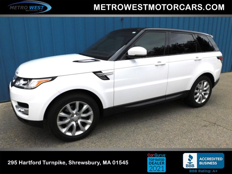 Used 2016 Land Rover Range Rover Sport Td6 Diesel HSE Used 2016 Land Rover Range Rover Sport Td6 Diesel HSE for sale at Metro West Motorcars LLC in Shrewsbury MA 1