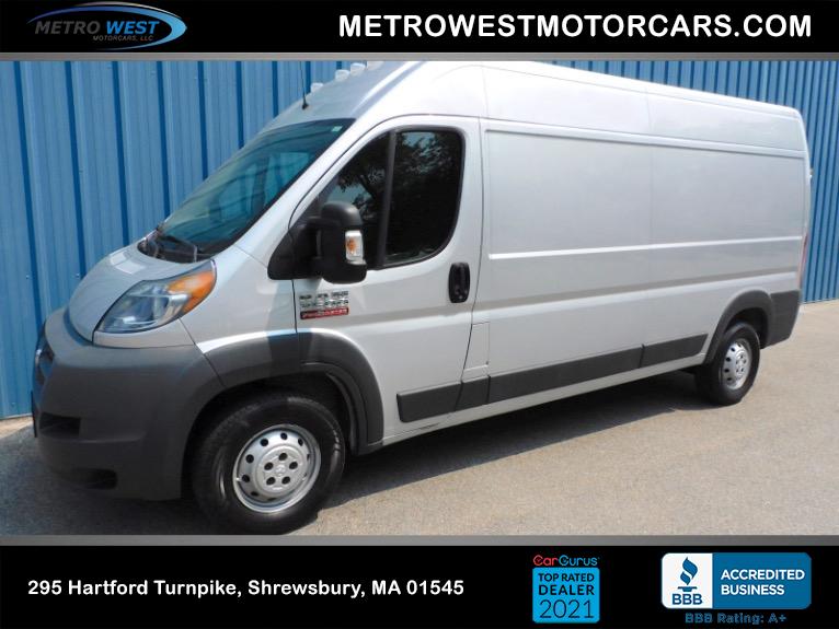 Used 2014 Ram Promaster Cargo Van 2500 High Roof 159 Used 2014 Ram Promaster Cargo Van 2500 High Roof 159 for sale at Metro West Motorcars LLC in Shrewsbury MA 1