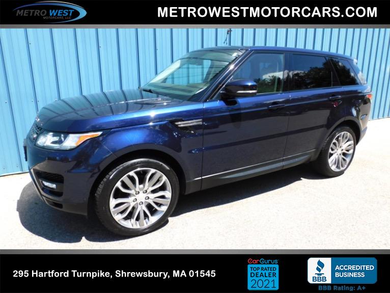 Used 2014 Land Rover Range Rover Sport SE Used 2014 Land Rover Range Rover Sport SE for sale at Metro West Motorcars LLC in Shrewsbury MA 1
