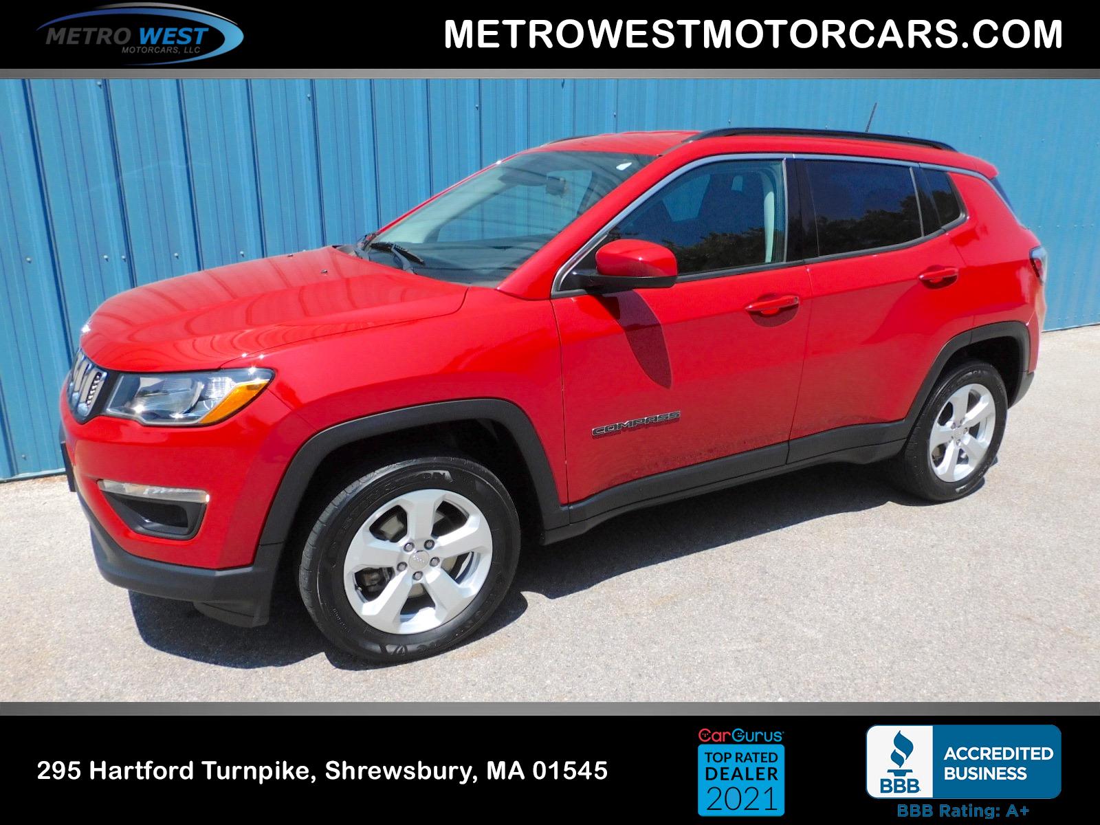 Used 2020 Jeep Compass Latitude 4x4 For Sale (24,800) Metro West Motorcars LLC Stock 125922