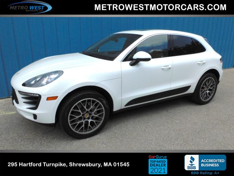 Used Used 2017 Porsche Macan S AWD for sale $35,800 at Metro West Motorcars LLC in Shrewsbury MA
