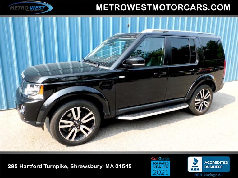 Used 2016 Land Rover Lr4 HSE LUX Landmark Edition Used 2016 Land Rover Lr4 HSE LUX Landmark Edition for sale  at Metro West Motorcars LLC in Shrewsbury MA 1