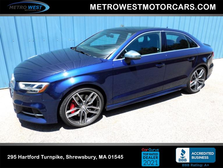 Used 2018 Audi S3 2.0 TFSI Premium Plus Used 2018 Audi S3 2.0 TFSI Premium Plus for sale  at Metro West Motorcars LLC in Shrewsbury MA 1