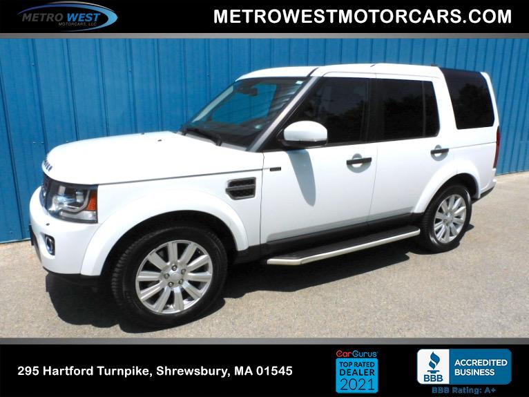 Used 2015 Land Rover Lr4 HSE Used 2015 Land Rover Lr4 HSE for sale  at Metro West Motorcars LLC in Shrewsbury MA 1