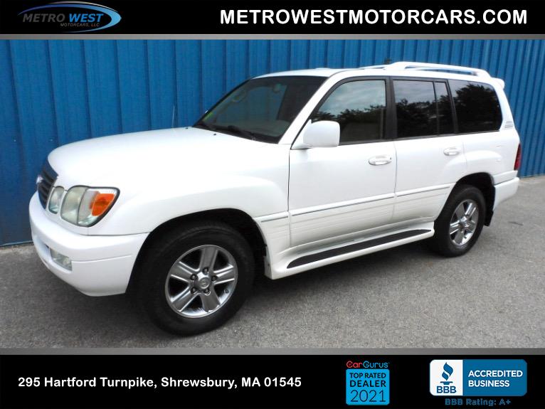 Used 2006 Lexus Lx 470 AWD Used 2006 Lexus Lx 470 AWD for sale at Metro West Motorcars LLC in Shrewsbury MA 1
