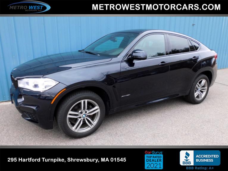 Used 2018 BMW X6 xDrive35i Sports Activity Coupe Used 2018 BMW X6 xDrive35i Sports Activity Coupe for sale at Metro West Motorcars LLC in Shrewsbury MA 1