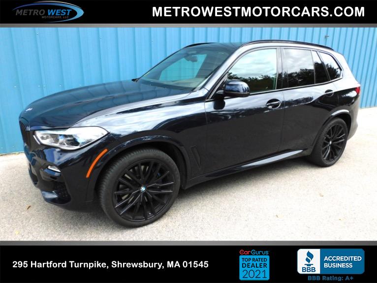 Used 2021 BMW X5 M50i Sports Activity Vehicle Used 2021 BMW X5 M50i Sports Activity Vehicle for sale at Metro West Motorcars LLC in Shrewsbury MA 1