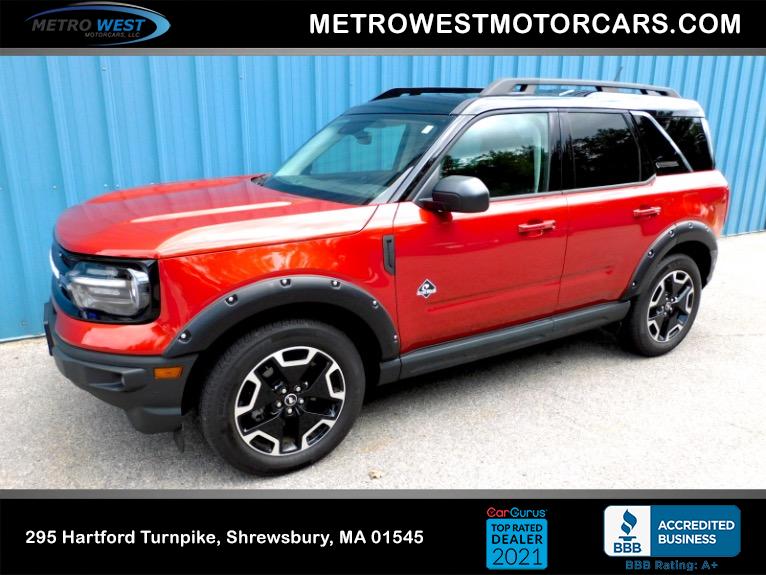 Used Used 2022 Ford Bronco Sport Outer Banks 4x4 for sale $34,800 at Metro West Motorcars LLC in Shrewsbury MA