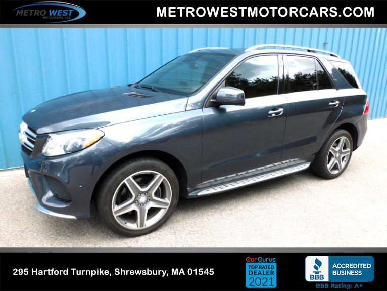 Used 2016 Mercedes-Benz Gle GLE 350 4MATIC Used 2016 Mercedes-Benz Gle GLE 350 4MATIC for sale  at Metro West Motorcars LLC in Shrewsbury MA 1