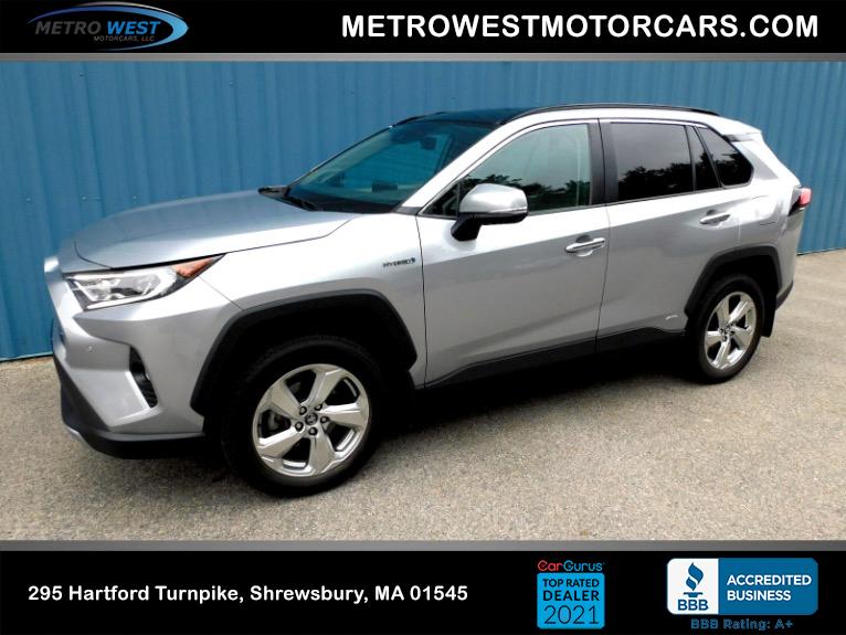 Used 2021 Toyota Rav4 Hybrid Limited AWD (Natl) Used 2021 Toyota Rav4 Hybrid Limited AWD (Natl) for sale  at Metro West Motorcars LLC in Shrewsbury MA 1