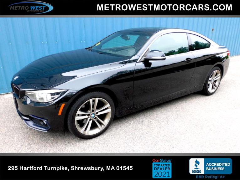 Used 2018 BMW 4 Series 430i xDrive Coupe Sport Line Used 2018 BMW 4 Series 430i xDrive Coupe Sport Line for sale  at Metro West Motorcars LLC in Shrewsbury MA 1