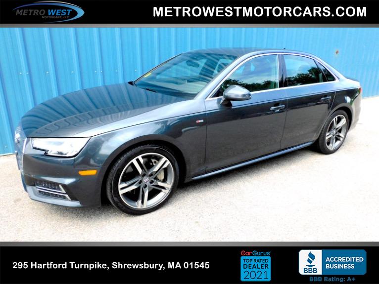 Used 2017 Audi A4 Premium Plus Quattro 2.0 TFSI AWD Used 2017 Audi A4 Premium Plus Quattro 2.0 TFSI AWD for sale  at Metro West Motorcars LLC in Shrewsbury MA 1