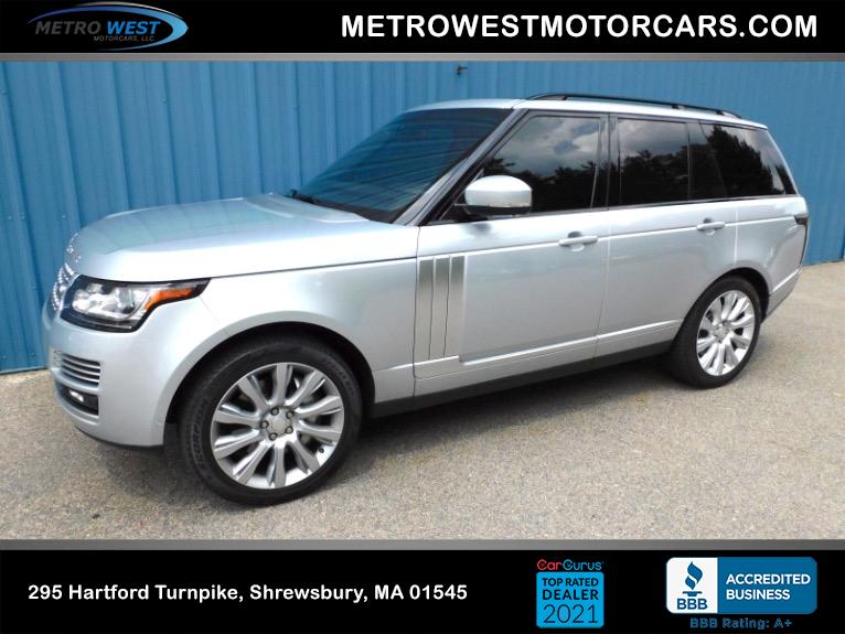 Used 2014 Land Rover Range Rover Supercharged Used 2014 Land Rover Range Rover Supercharged for sale at Metro West Motorcars LLC in Shrewsbury MA 1