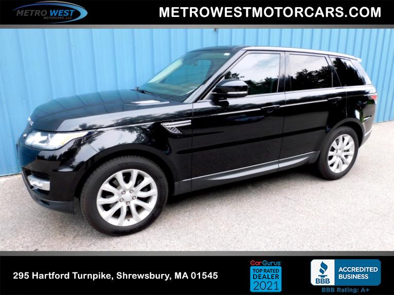 Used 2017 Land Rover Range Rover Sport Td6 Diesel HSE Used 2017 Land Rover Range Rover Sport Td6 Diesel HSE for sale at Metro West Motorcars LLC in Shrewsbury MA 1