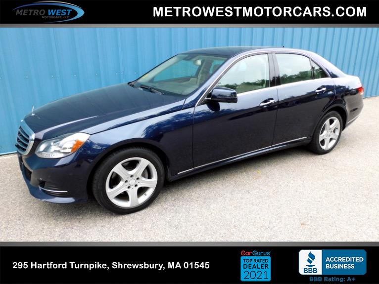 Used Used 2014 Mercedes-Benz E-class E 350 Luxury 4MATIC for sale $15,800 at Metro West Motorcars LLC in Shrewsbury MA