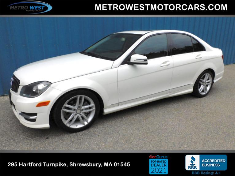 Used 2012 Mercedes-Benz C-class C300 Sport 4MATIC Used 2012 Mercedes-Benz C-class C300 Sport 4MATIC for sale  at Metro West Motorcars LLC in Shrewsbury MA 1