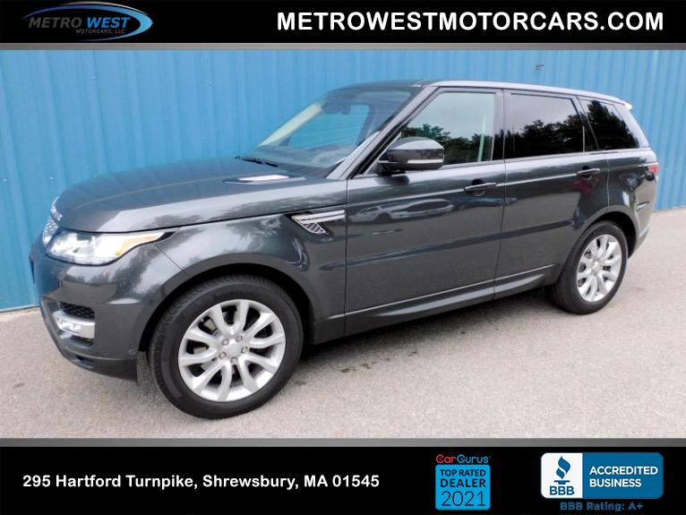 Used 2017 Land Rover Range Rover Sport Td6 Diesel HSE Used 2017 Land Rover Range Rover Sport Td6 Diesel HSE for sale at Metro West Motorcars LLC in Shrewsbury MA 1
