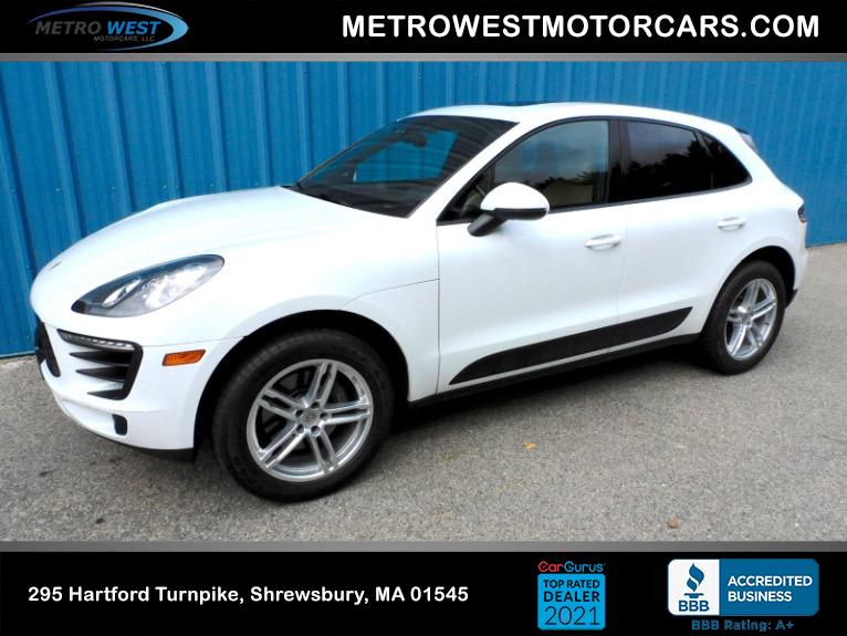 Used 2017 Porsche Macan AWD Used 2017 Porsche Macan AWD for sale at Metro West Motorcars LLC in Shrewsbury MA 1