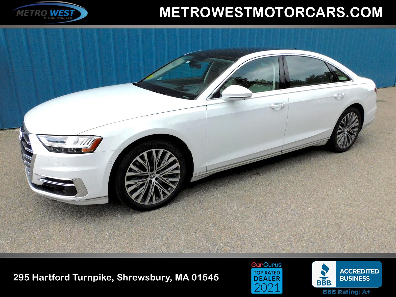 Used 2019 Audi A8 l 55 TFSI quattro For Sale (37,800) Metro West Motorcars LLC Stock 005667