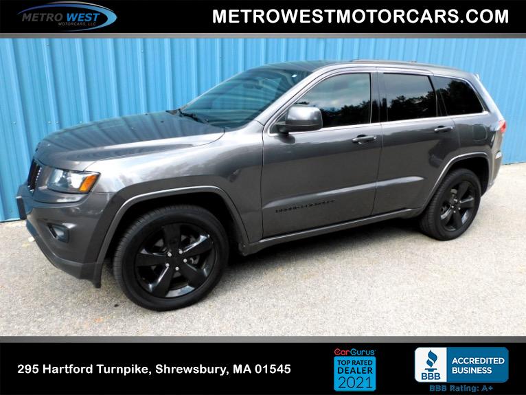 Used 2015 Jeep Grand Cherokee Altitude 4WD Used 2015 Jeep Grand Cherokee Altitude 4WD for sale at Metro West Motorcars LLC in Shrewsbury MA 1