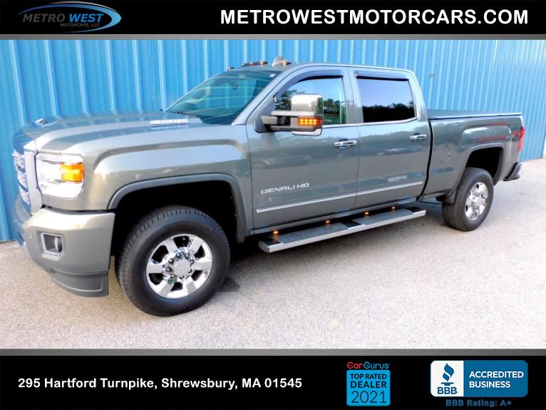 Used 2018 GMC Sierra 3500hd 4WD Crew Cab 153.7 Denali Used 2018 GMC Sierra 3500hd 4WD Crew Cab 153.7 Denali for sale at Metro West Motorcars LLC in Shrewsbury MA 1