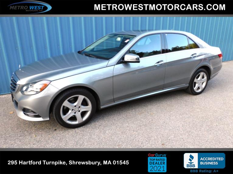Used 2014 Mercedes-Benz E-class E 350 Luxury 4MATIC Used 2014 Mercedes-Benz E-class E 350 Luxury 4MATIC for sale at Metro West Motorcars LLC in Shrewsbury MA 1