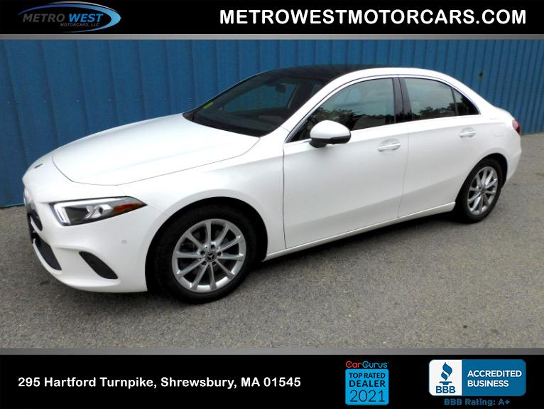 Used 2021 Mercedes-Benz A-class A 220 4MATIC Sedan Used 2021 Mercedes-Benz A-class A 220 4MATIC Sedan for sale at Metro West Motorcars LLC in Shrewsbury MA 1