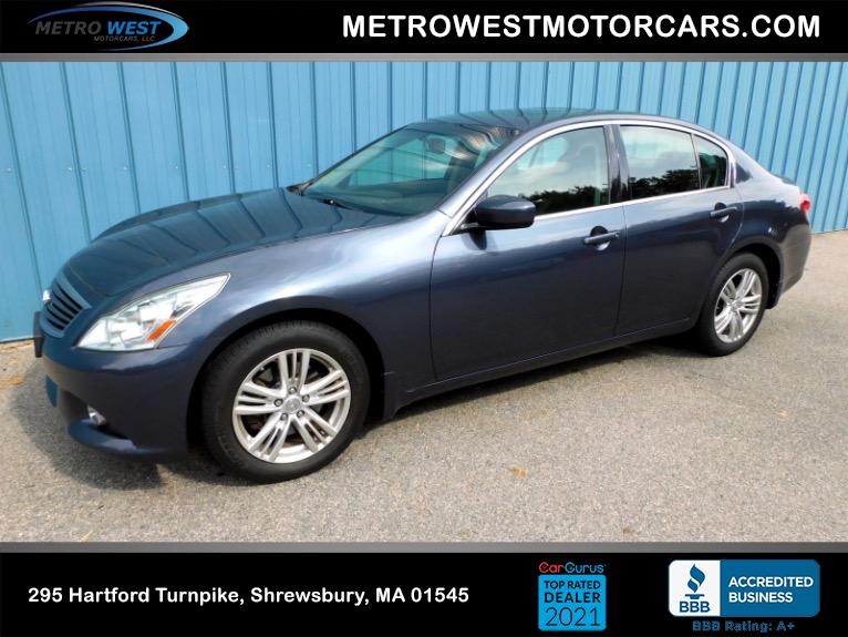 Used 2011 Infiniti G37 Sedan X AWD Used 2011 Infiniti G37 Sedan X AWD for sale  at Metro West Motorcars LLC in Shrewsbury MA 1