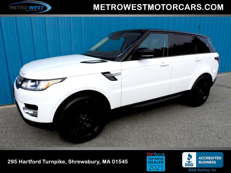 Used 2017 Land Rover Range Rover Sport V6 Supercharged HSE Used 2017 Land Rover Range Rover Sport V6 Supercharged HSE for sale at Metro West Motorcars LLC in Shrewsbury MA 1