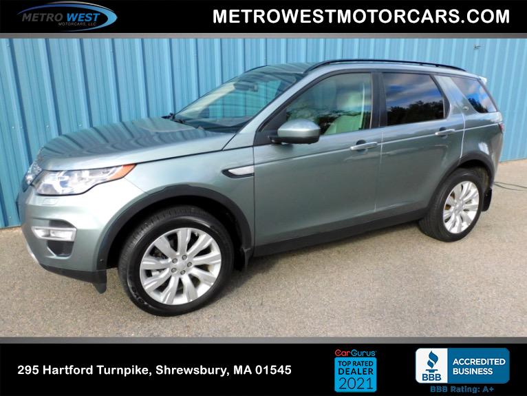 Used 2016 Land Rover Discovery Sport HSE LUX Used 2016 Land Rover Discovery Sport HSE LUX for sale at Metro West Motorcars LLC in Shrewsbury MA 1