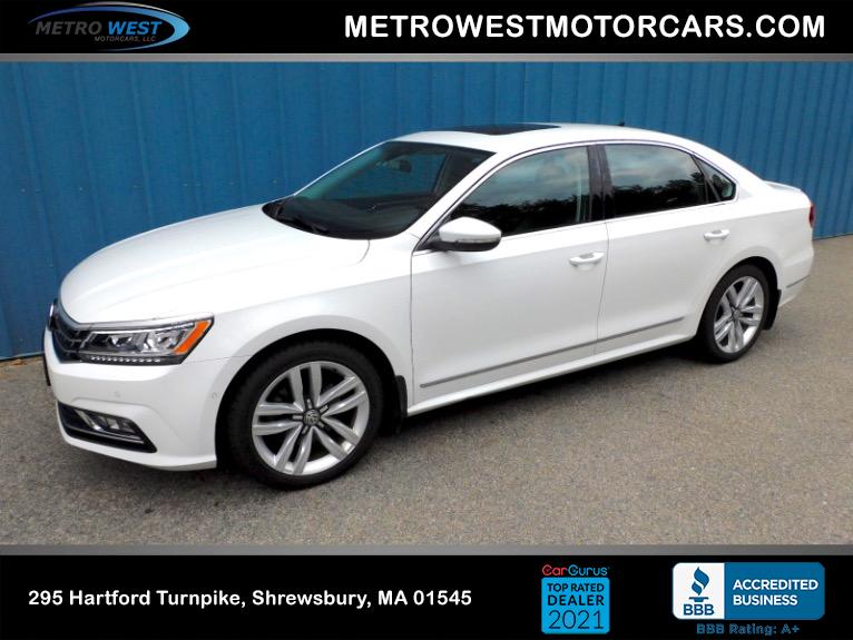 Used 2016 Volkswagen Passat 1.8T Auto SEL Premium PZEV Used 2016 Volkswagen Passat 1.8T Auto SEL Premium PZEV for sale  at Metro West Motorcars LLC in Shrewsbury MA 1