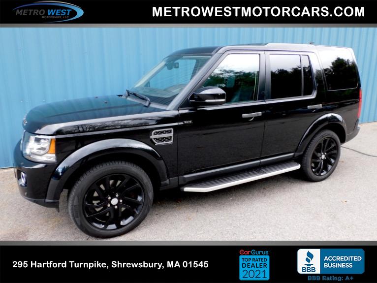 Used 2016 Land Rover Lr4 HSE Silver Edition Used 2016 Land Rover Lr4 HSE Silver Edition for sale at Metro West Motorcars LLC in Shrewsbury MA 1