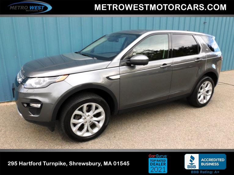 Used 2019 Land Rover Discovery Sport HSE 4WD Used 2019 Land Rover Discovery Sport HSE 4WD for sale at Metro West Motorcars LLC in Shrewsbury MA 1