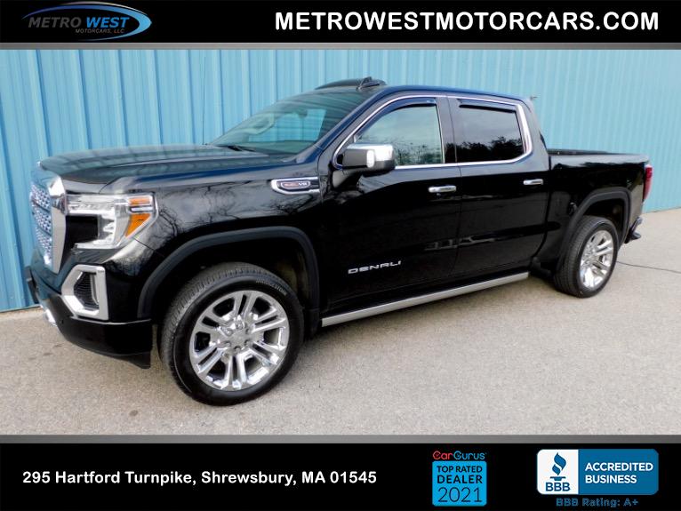 Used 2020 GMC Sierra 1500 4WD Crew Cab 147 Denali Used 2020 GMC Sierra 1500 4WD Crew Cab 147 Denali for sale at Metro West Motorcars LLC in Shrewsbury MA 1