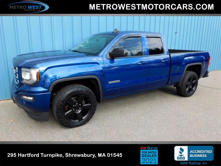 Used Used 2018 GMC Sierra 1500 4WD Double Cab 143.5 for sale $26,800 at Metro West Motorcars LLC in Shrewsbury MA