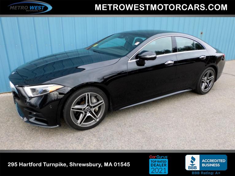 Used 2020 Mercedes-Benz Cls CLS 450 4MATIC Coupe Used 2020 Mercedes-Benz Cls CLS 450 4MATIC Coupe for sale  at Metro West Motorcars LLC in Shrewsbury MA 1