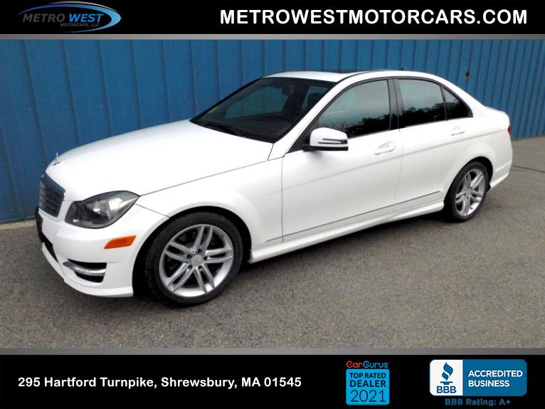 Used 2013 Mercedes-Benz C-class C300 Sport 4MATIC Used 2013 Mercedes-Benz C-class C300 Sport 4MATIC for sale at Metro West Motorcars LLC in Shrewsbury MA 1