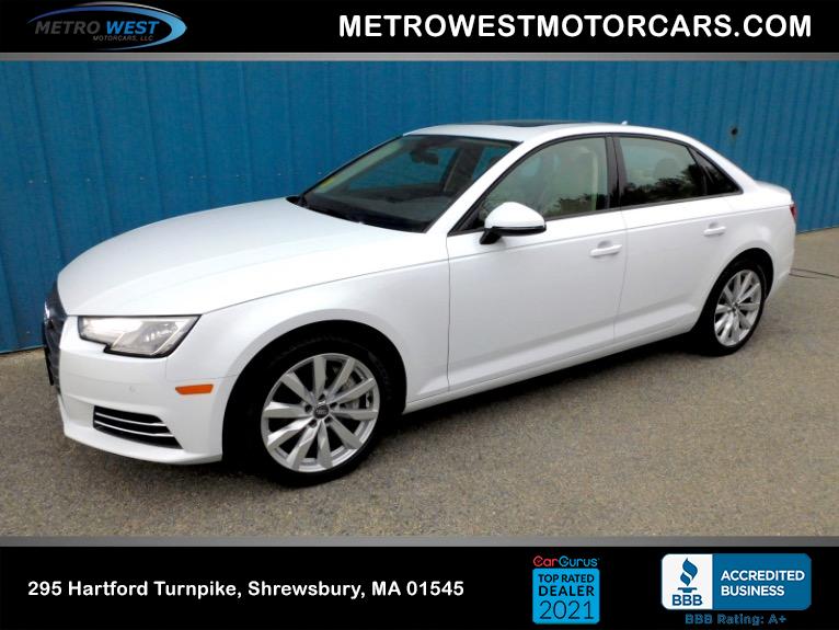 Used Used 2017 Audi A4 2.0 TFSI Auto Premium quattro AWD for sale $14,800 at Metro West Motorcars LLC in Shrewsbury MA