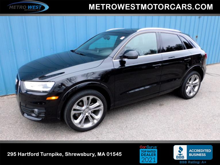 Used 2015 Audi Q3 2.0T Prestige Quattro Used 2015 Audi Q3 2.0T Prestige Quattro for sale  at Metro West Motorcars LLC in Shrewsbury MA 1