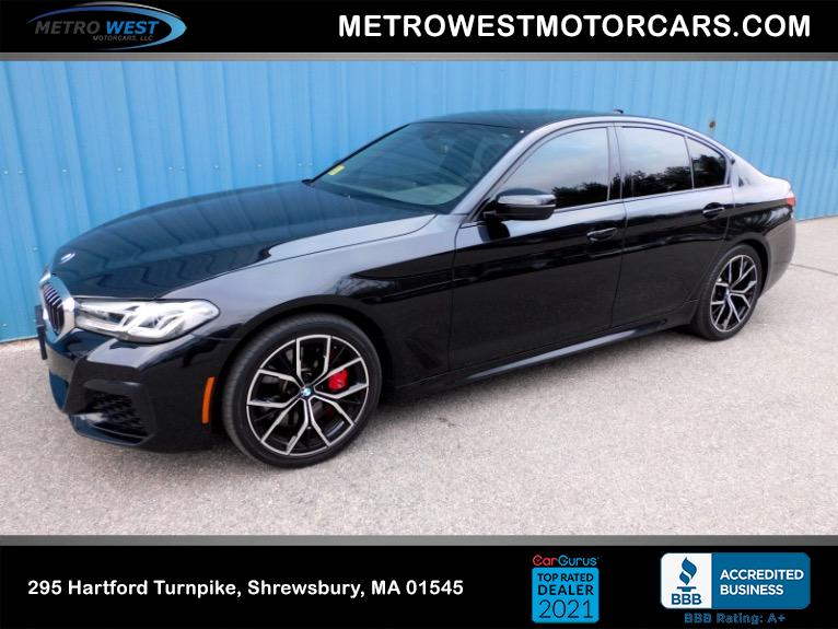 Used 2021 BMW 5 Series 540i xDrive M Sport Used 2021 BMW 5 Series 540i xDrive M Sport for sale  at Metro West Motorcars LLC in Shrewsbury MA 1