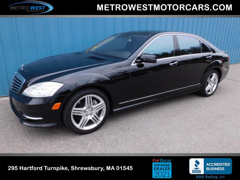 Used 2013 Mercedes-Benz S-class S 550 4MATIC Used 2013 Mercedes-Benz S-class S 550 4MATIC for sale  at Metro West Motorcars LLC in Shrewsbury MA 1