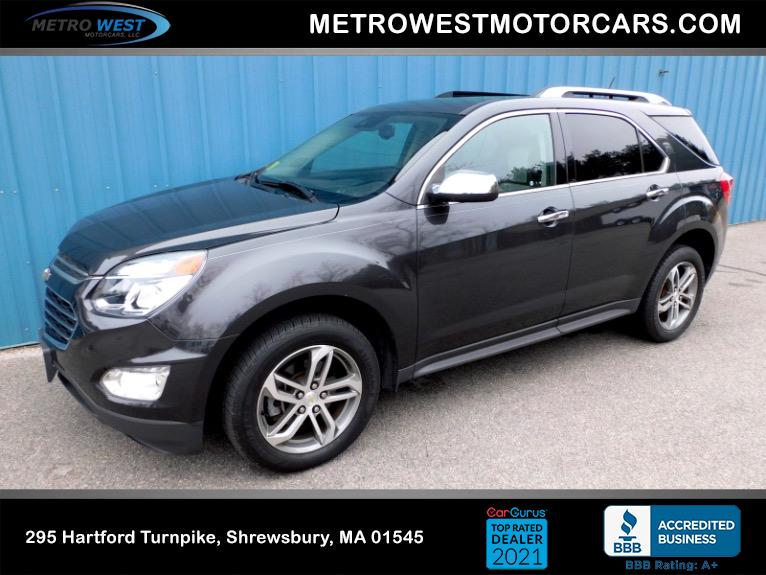 Used 2017 Chevrolet Equinox Premier AWD Used 2017 Chevrolet Equinox Premier AWD for sale  at Metro West Motorcars LLC in Shrewsbury MA 1