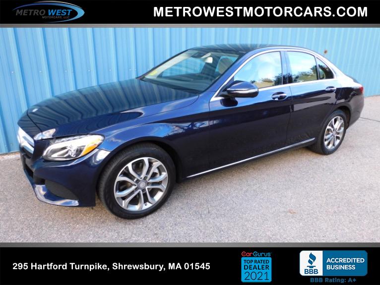 Used 2016 Mercedes-Benz C-class C300 4MATIC Used 2016 Mercedes-Benz C-class C300 4MATIC for sale  at Metro West Motorcars LLC in Shrewsbury MA 1