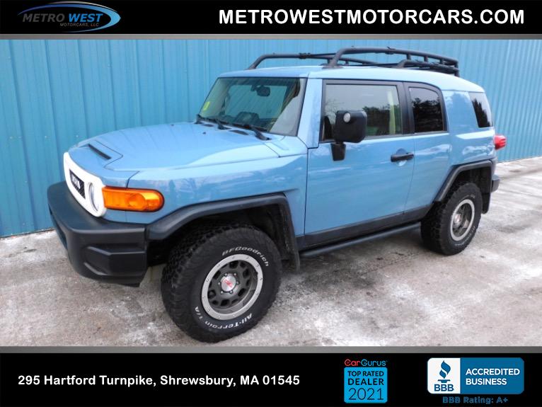 Used 2014 Toyota Fj Cruiser Trail Teams Ultimate Edition Used 2014 Toyota Fj Cruiser Trail Teams Ultimate Edition for sale  at Metro West Motorcars LLC in Shrewsbury MA 1