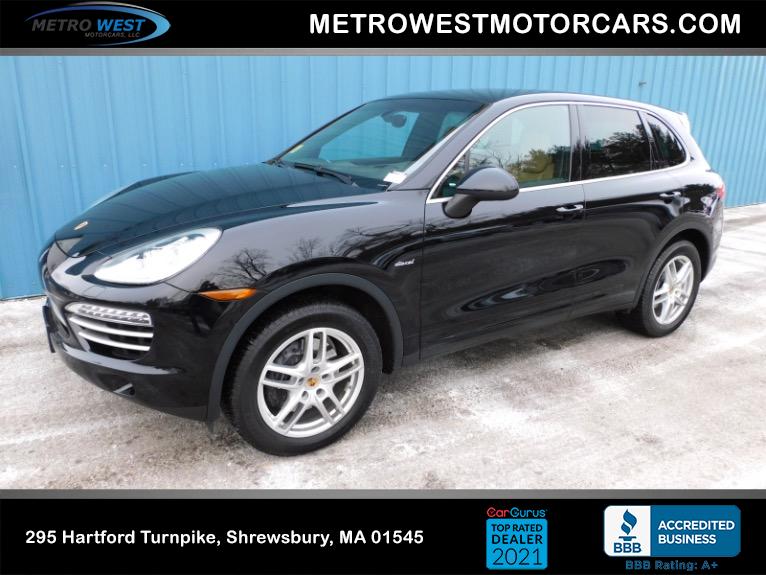 Used 2014 Porsche Cayenne Diesel Platinum Edition Used 2014 Porsche Cayenne Diesel Platinum Edition for sale  at Metro West Motorcars LLC in Shrewsbury MA 1