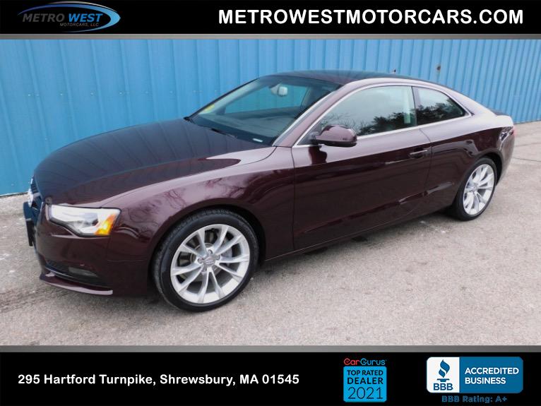 Used 2014 Audi A5 Quattro 2.0T Premium Plus Used 2014 Audi A5 Quattro 2.0T Premium Plus for sale at Metro West Motorcars LLC in Shrewsbury MA 1