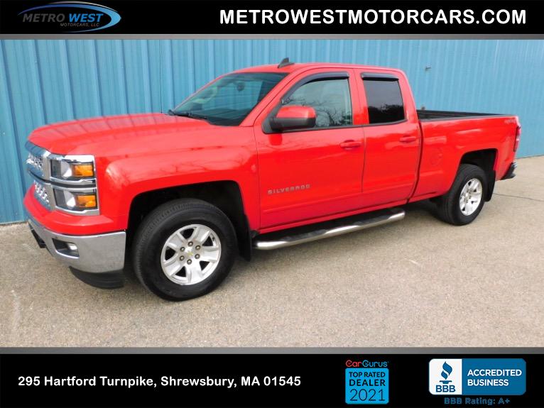 Used Used 2015 Chevrolet Silverado 1500 4WD Double Cab 143.5 for sale $22,800 at Metro West Motorcars LLC in Shrewsbury MA