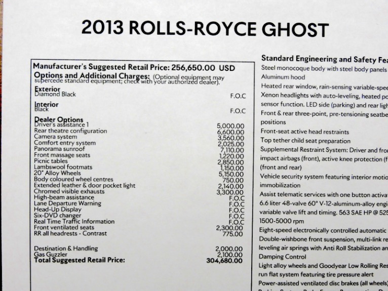 Used 2013 Rolls-Royce Ghost Sedan Used 2013 Rolls-Royce Ghost Sedan for sale  at Metro West Motorcars LLC in Shrewsbury MA 27